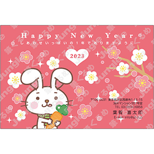 2023年賀状_カジュアル0874 [画像コンテンツ]